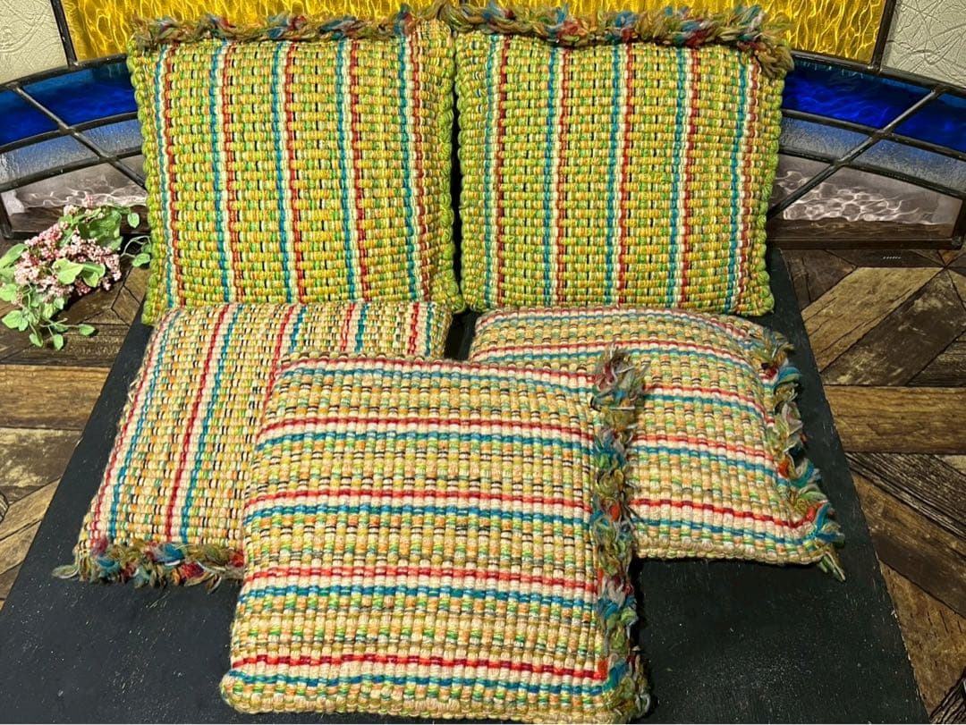 キリム クッション セット 手織り インテリア アジアン インテリア