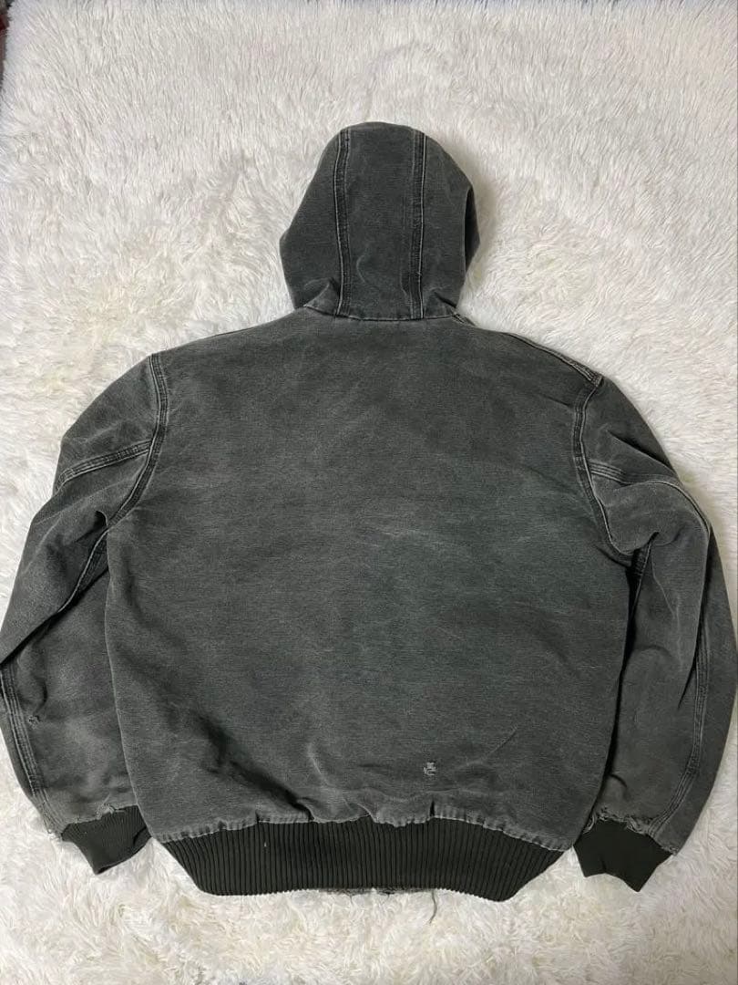 ゴールデンサイズ！　鬼フェード　カーハート　アクティブジャケット モスグリーン