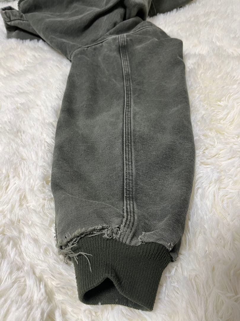 ゴールデンサイズ！　鬼フェード　カーハート　アクティブジャケット モスグリーン