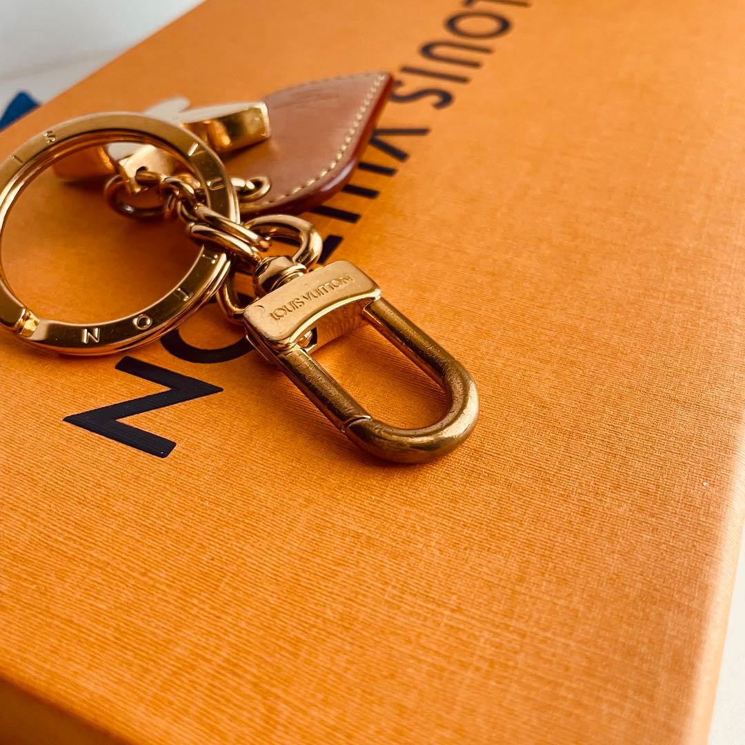 美品✨ルイヴィトンモノグラム ポルトクレ LVフォーユー キーリング ゴールド
