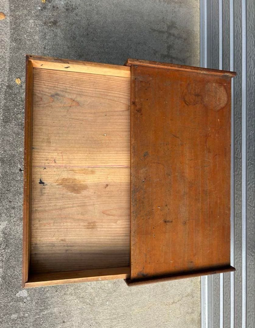 【アンティーク】木製 無垢材 文机 ローテーブル 座卓 昭和レトロ