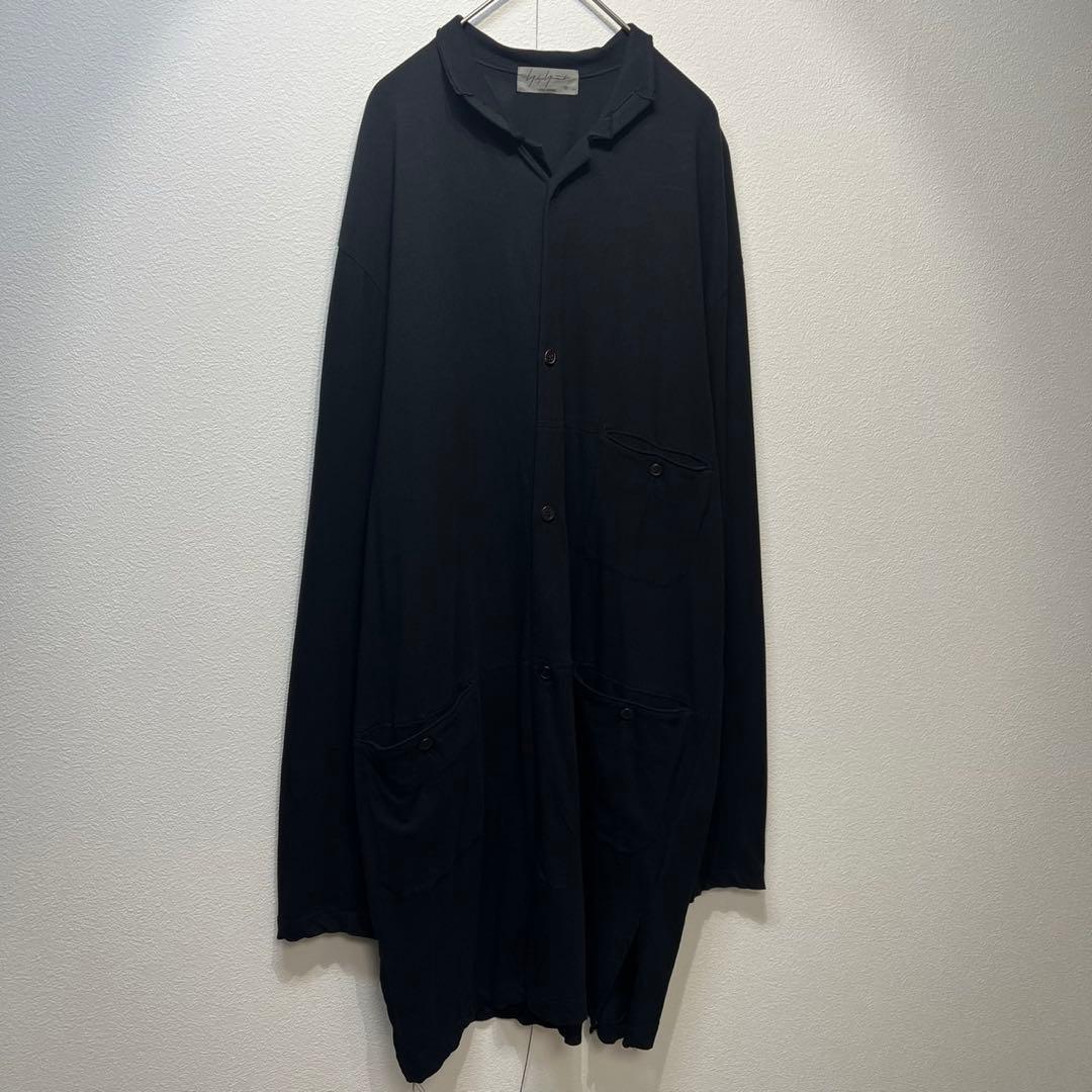 希少 17年製 ヨウジヤマモトプールオム 上質 ロング カーディガン ジャケット