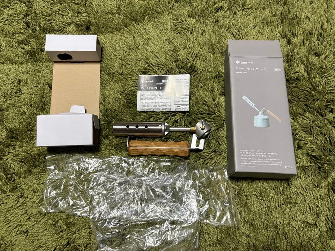 新品　スノーピーク フォールディングトーチ アシモクラフツ asigrip_ft