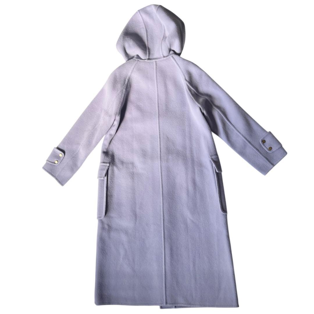 グレースコンチネンタル ダッフル リバーコート ゴールド金具 36 ラベンダー