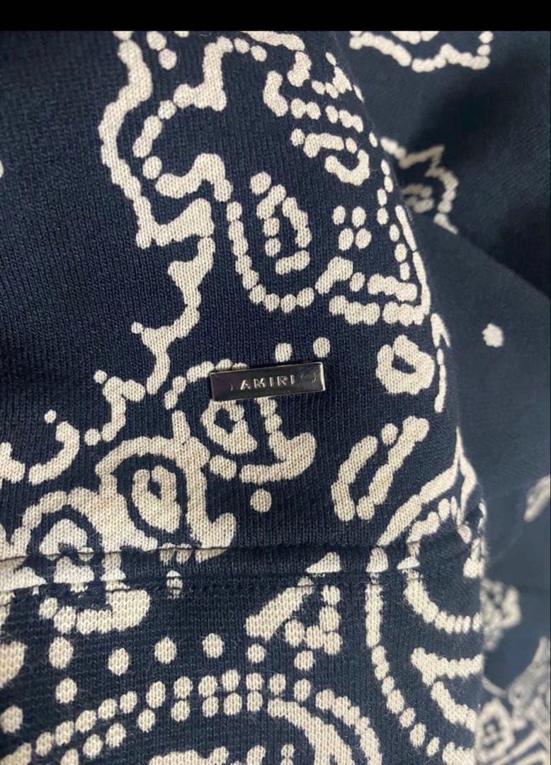 AMIRI バンダナ柄 パーカー