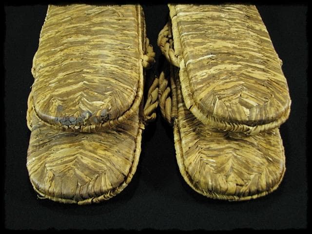 露地草履 ８足 内２足未使用 数寄屋草履 茶道具 露地道具 f318