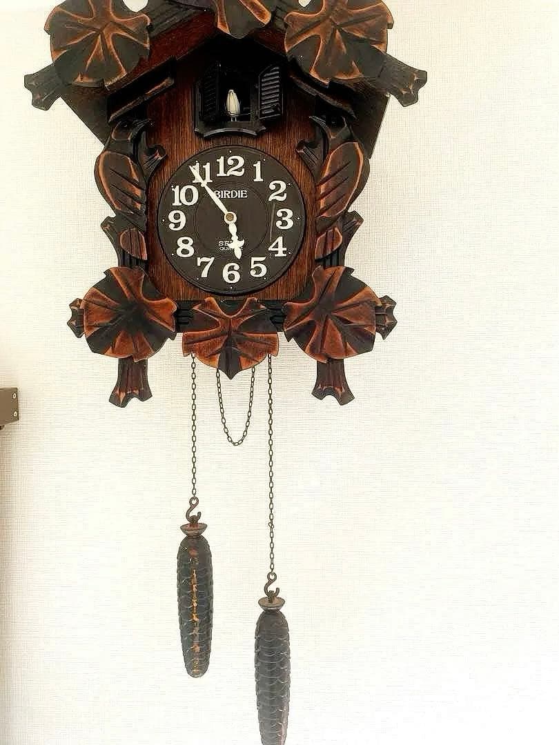 SEIKO BIRDIE 鳩時計 ダークブラウン