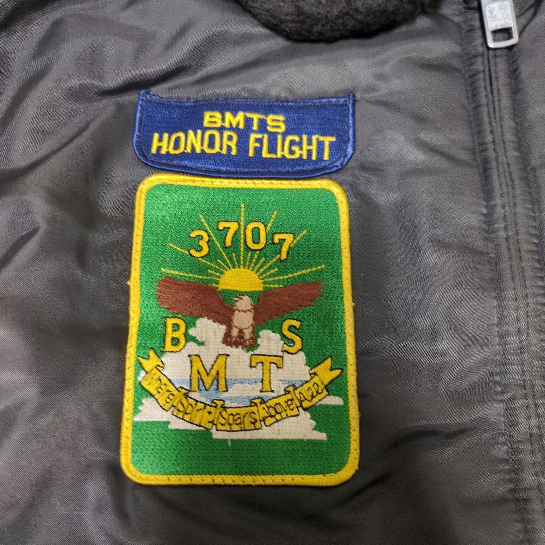 70s USA製 ティンバーキング B-15 フライトジャケット 刺繍 ワッペン