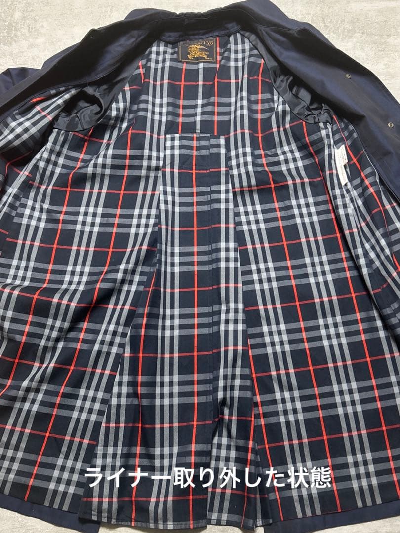 バーバリー　トレンチコート　ライナー付き　ヴィンテージモデル　ノヴァチェック