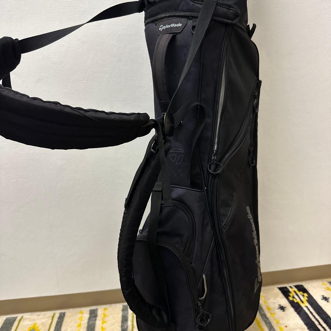 TaylorMade ブラック 迷彩柄 スタンド型 キャディバッグ