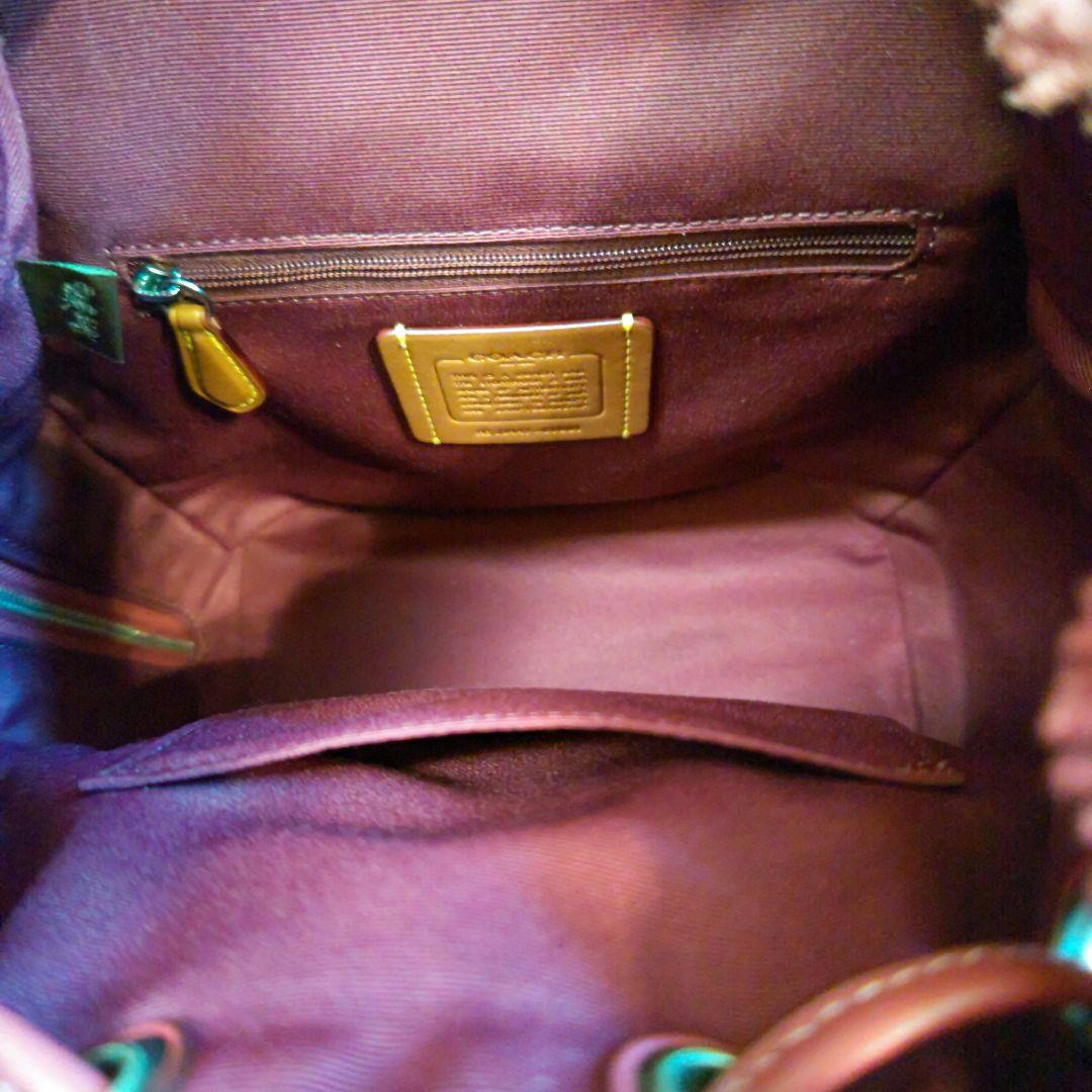 最終お値下げCOACH コーチ リュック バックパック ピンク もこもこ