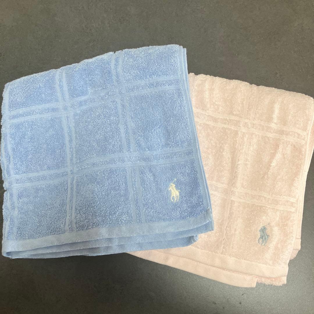 RALPH LAUREN チェック柄バスタオルセット