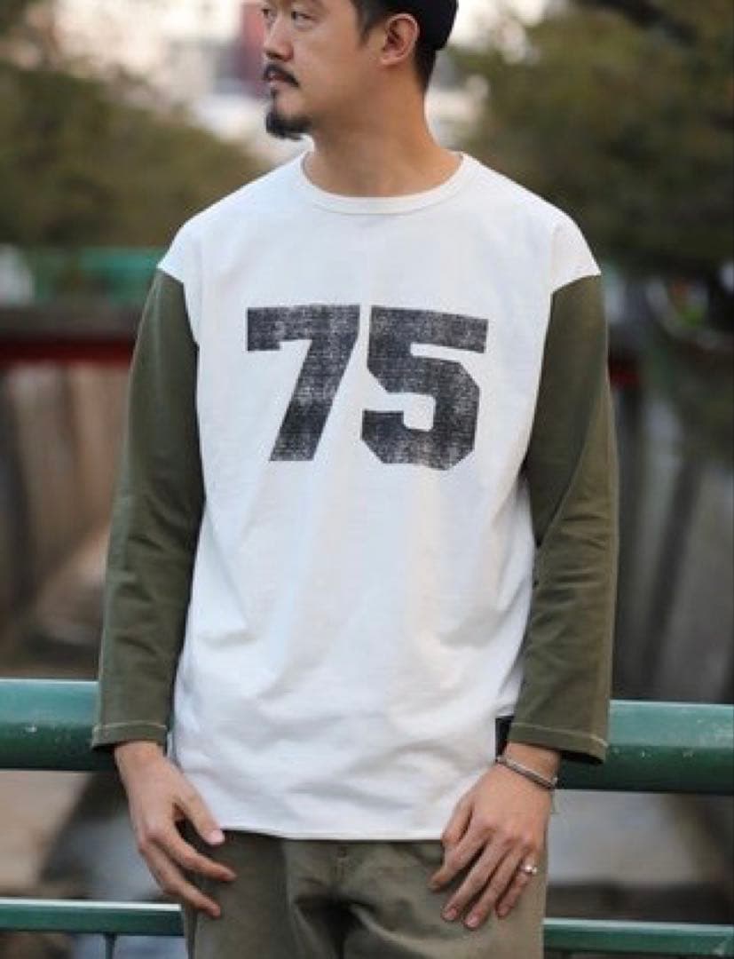 【新品】Nigel Cabourn ベースボールTシャツ 50 限定