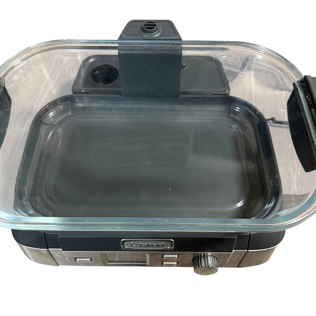 Cuisinart 電気蒸し器 スチームクッカー ガラス蓋