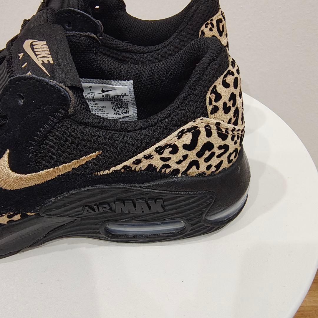 Nike Air Max ナイキ 黒 ブラック レオパード ヒョウ柄 24cm
