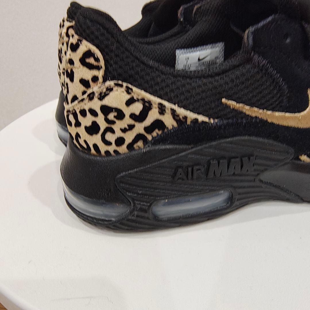 Nike Air Max ナイキ 黒 ブラック レオパード ヒョウ柄 24cm