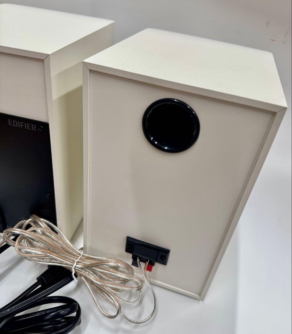 【美品】EDIFIER人気モニタースピーカー MR4（ホワイト）