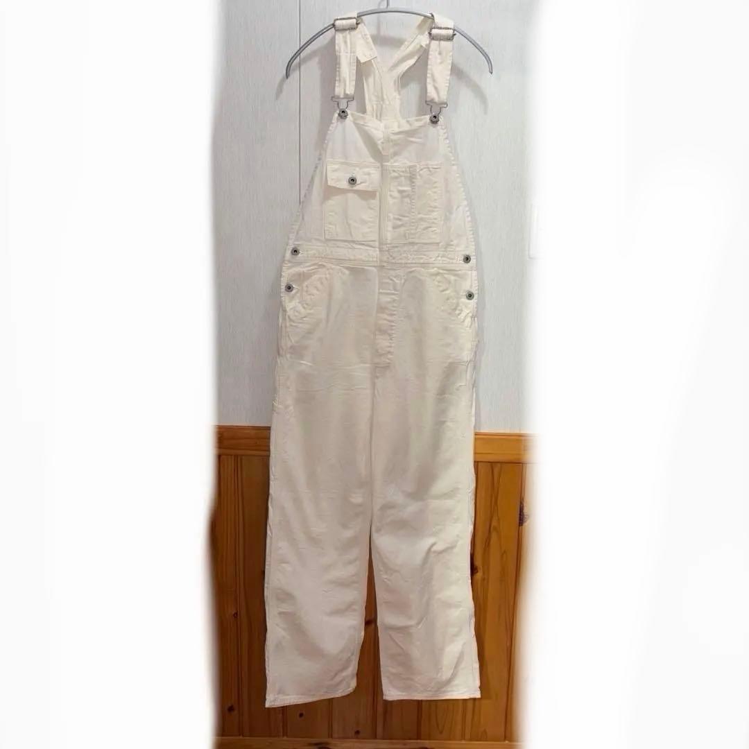 orSlow サイズXS （Mサイズ可）　　　ホワイト コットンサロペット