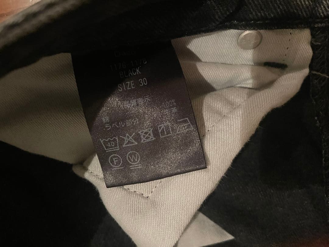 SHISHIKUI DACO ブラックデニム サイズ30