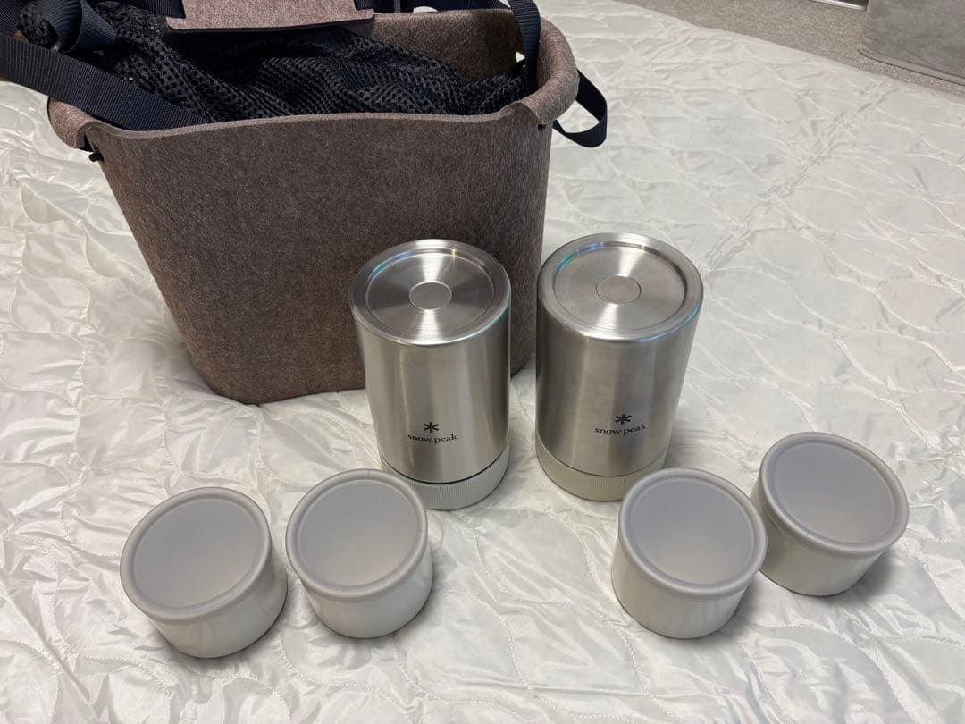 スノーピーク ピクニックラグ アイボリーと タクバコトバチセット