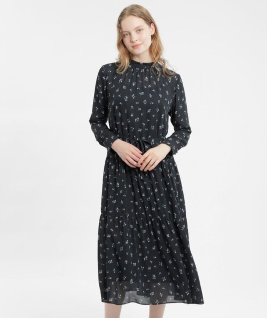 マッキントッシュフィロソフィー　ワンピース　花柄　雑誌FUDGE掲載