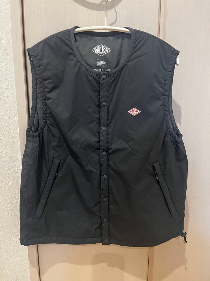 美品 ダントン ナイロンベスト インサレーション　 グレー M