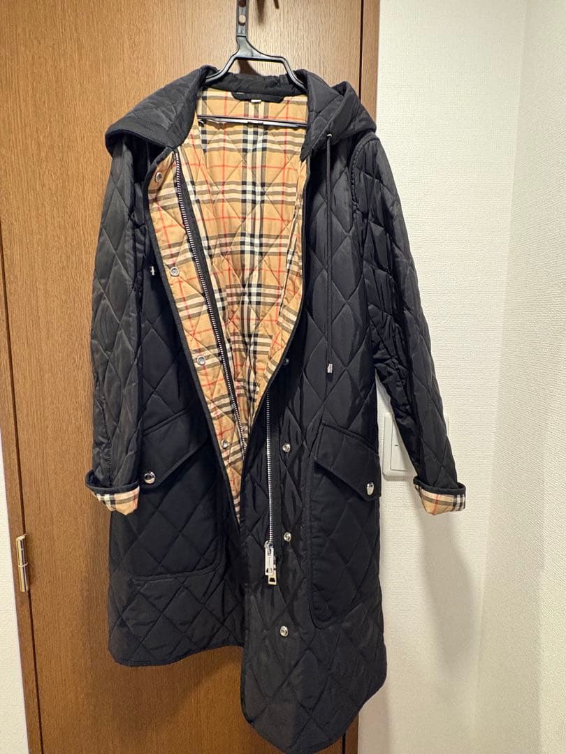バーバリー　キルティングコート