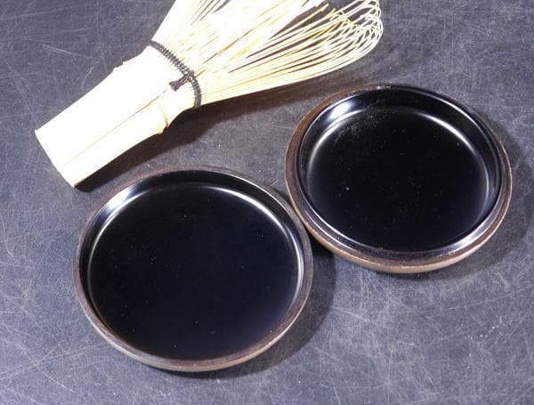 【茶道具　平安　銀地春秋蒔絵　時代香合】