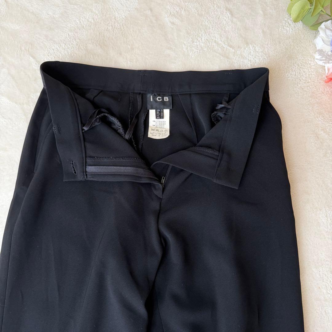 アイシービーiCB パンツスーツ　セットアップ 11号 ブラック　トリアセート