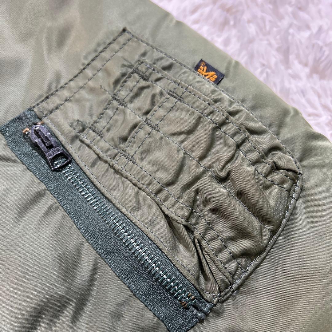 80s 90s USA製 ALPHA MA-1フライトジャケット XLサイズ