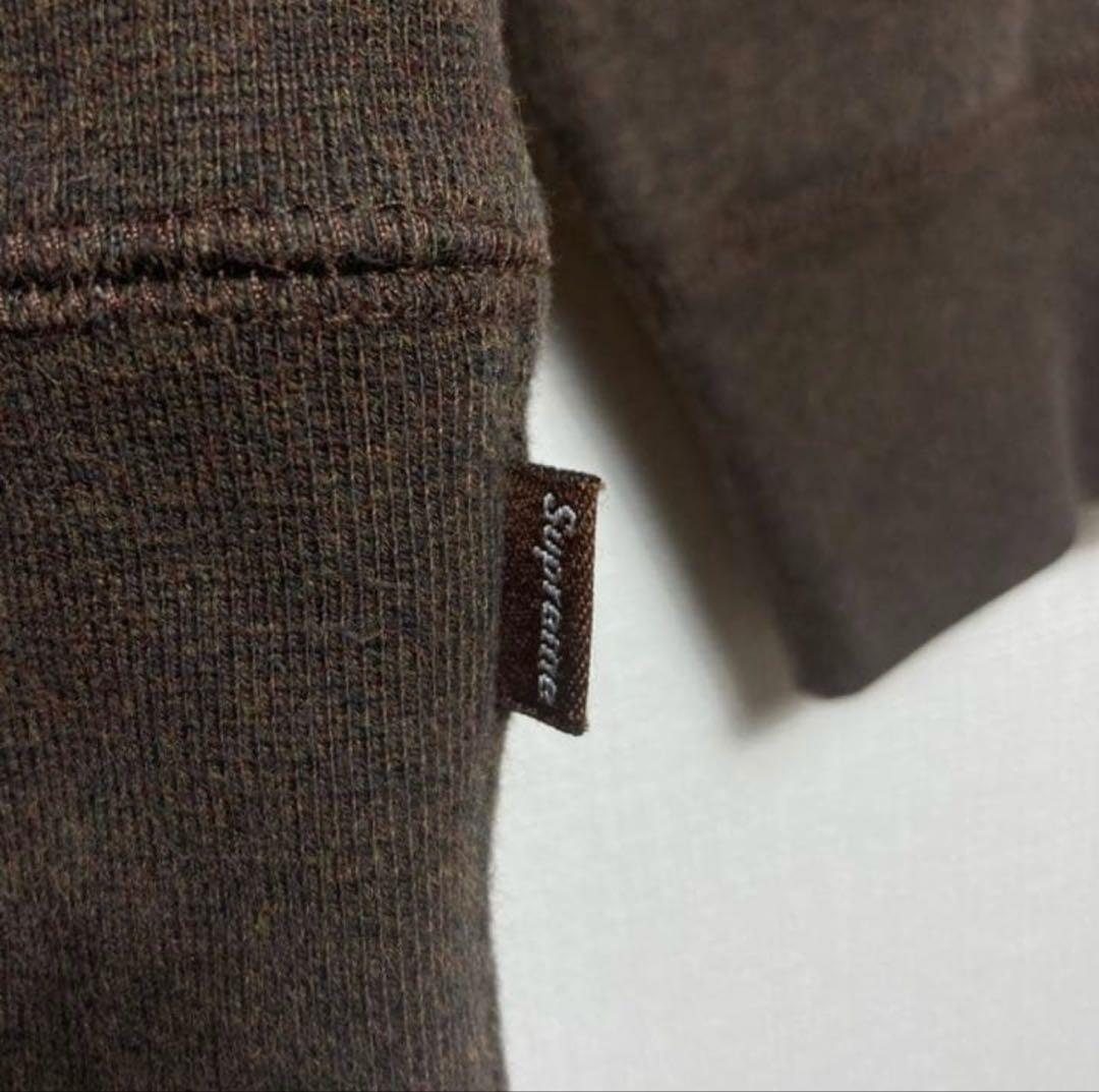 【最終値下げ！】Supreme 刺繍ロゴ フーディー