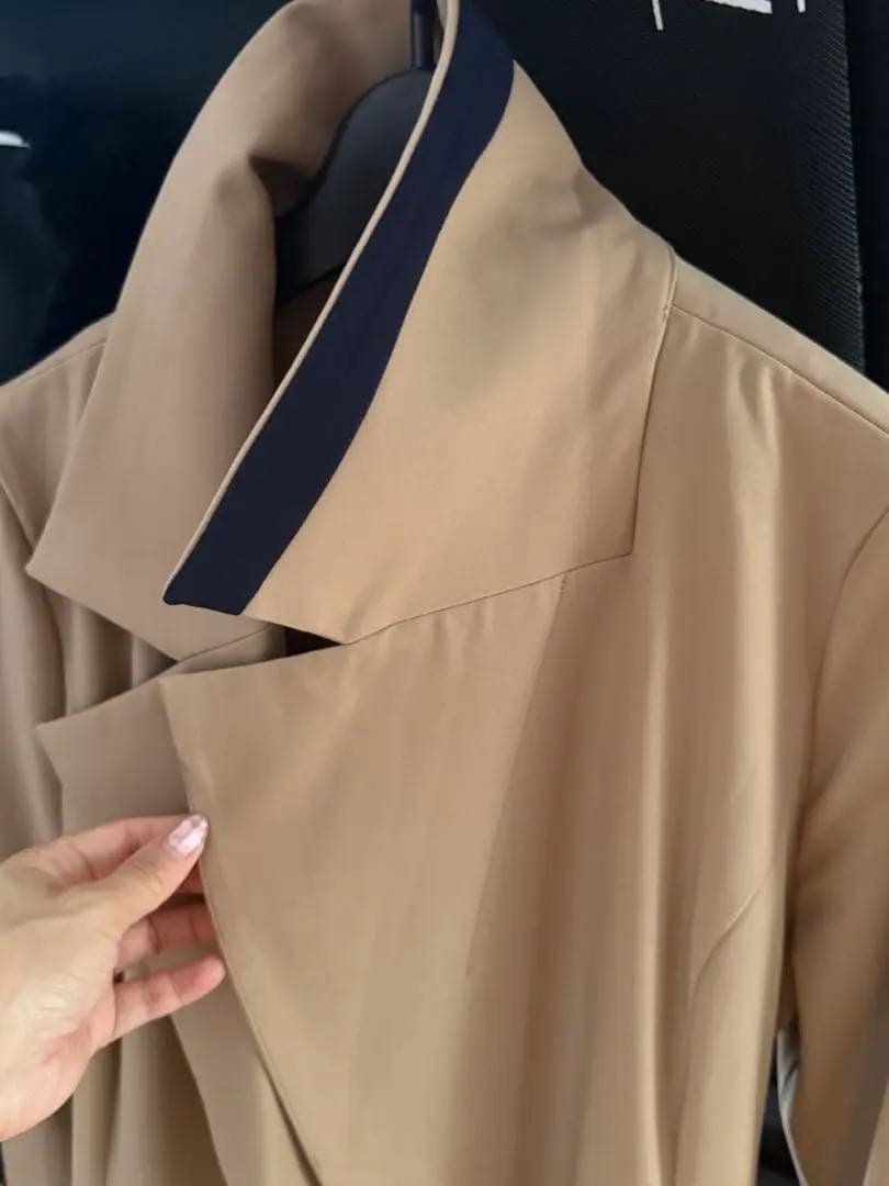 着用一度の美品♡ JENNE ジェンヌ オードリーフレアトレンチコート　S