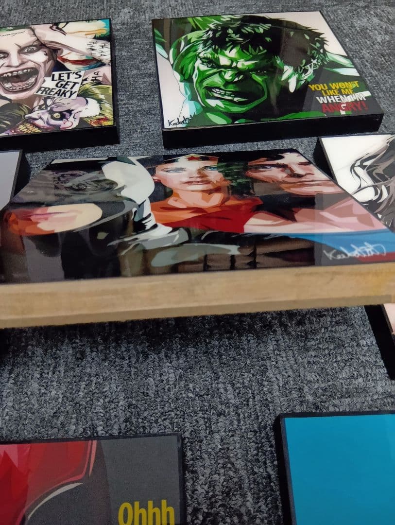 Keetatat Sitthiketアートパネル 7枚セット