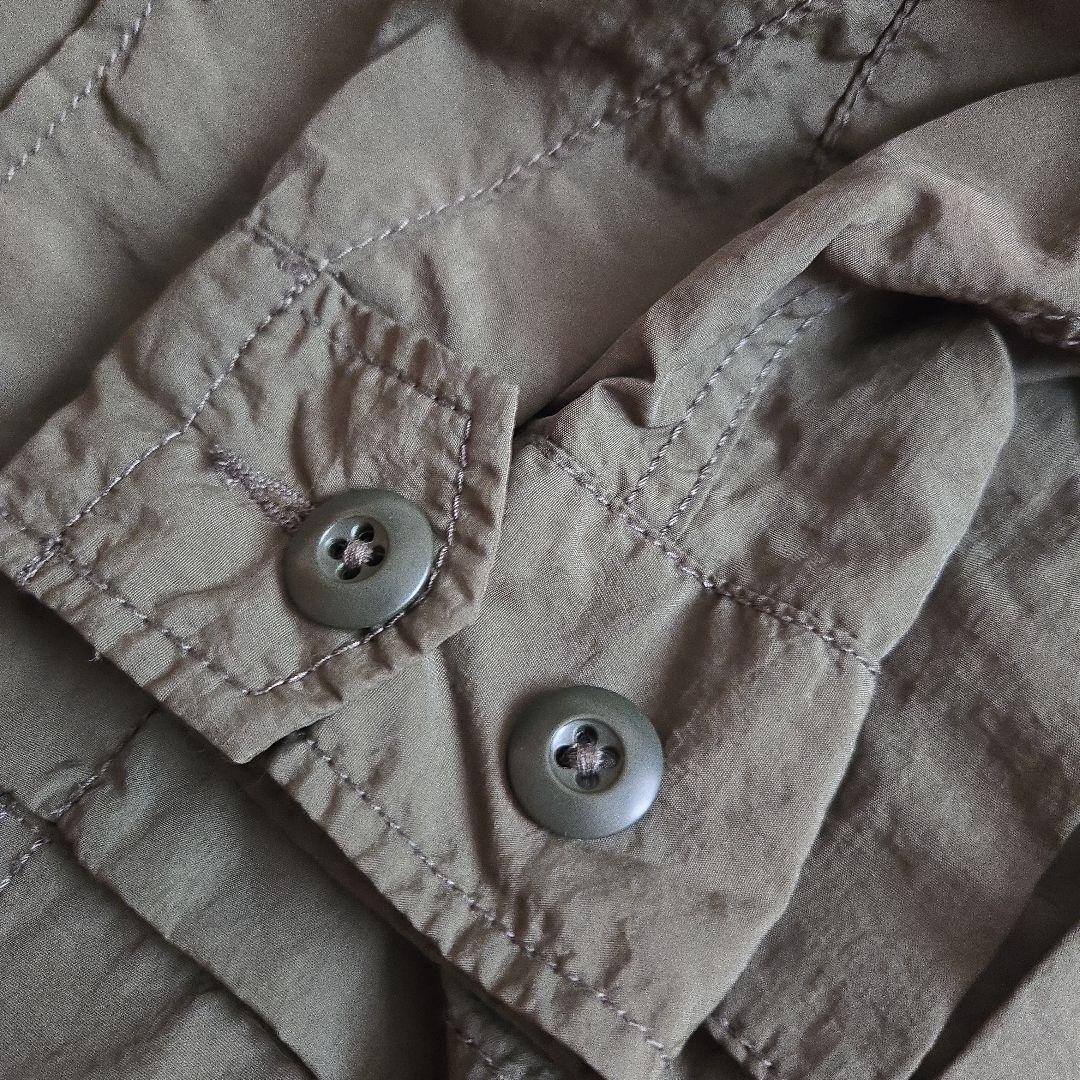 BEAMS BOY/ ナイロンミリタリージャケット オリーブ