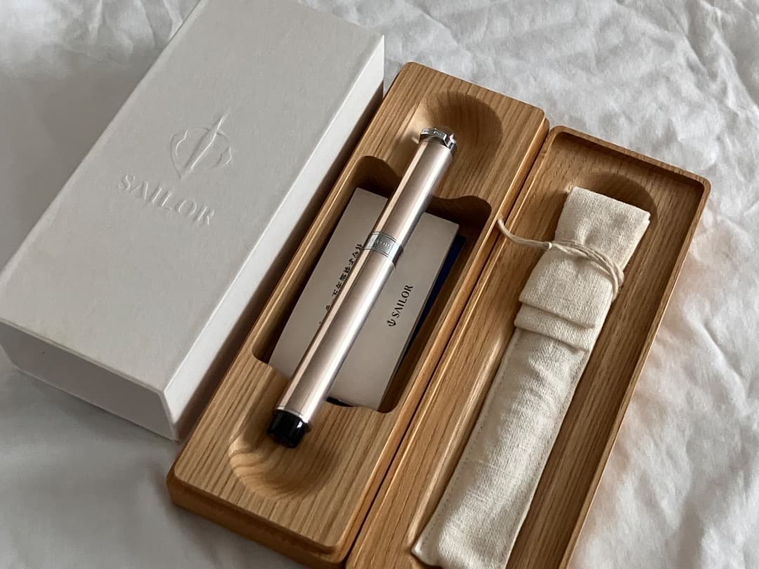 SAILOR 白銀 万年筆 110周年　セーラー万年筆