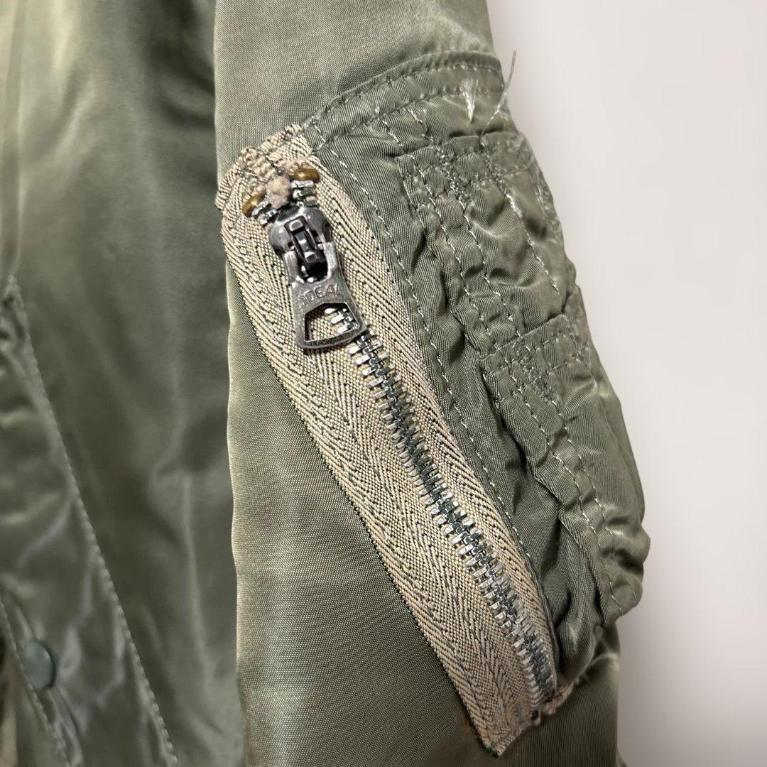 80s IDEALジップ ALPHA INDUSTRIES MA-1 XL