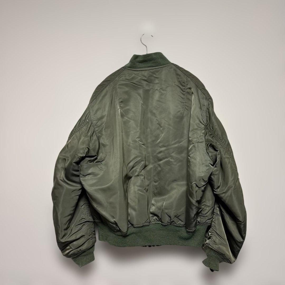 80s IDEALジップ ALPHA INDUSTRIES MA-1 XL
