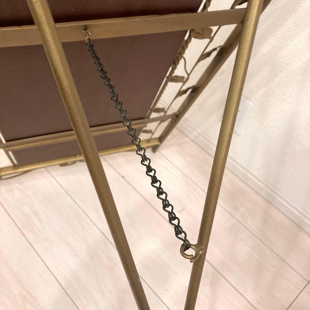 ウォールミラー　アーチ型 スタンドミラー ヴィンテージ アンティーク　アイアン