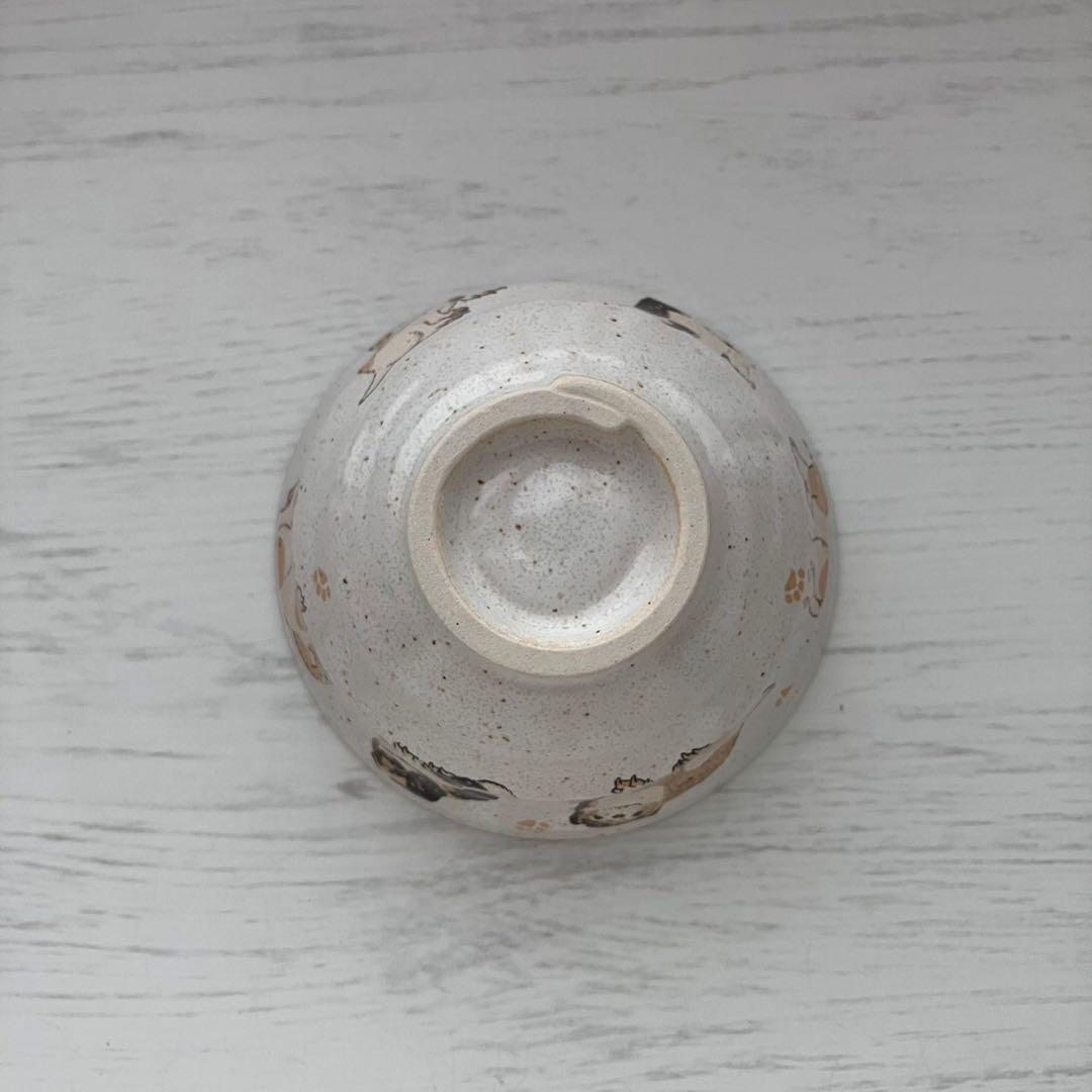 新品　葛飾北斎　あにまる茶碗　犬　いぬ　ドッグ