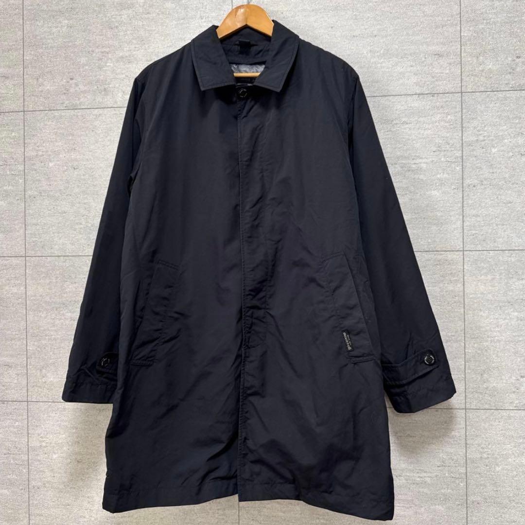 廃盤 L モンベル ダウンライナーコート ステンカラーコート 2way