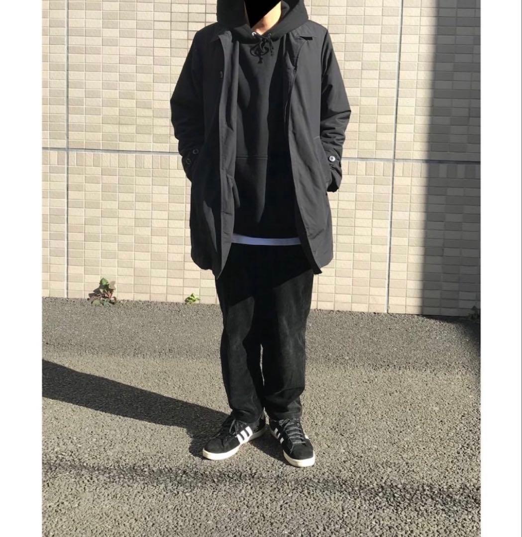 廃盤 L モンベル ダウンライナーコート ステンカラーコート 2way