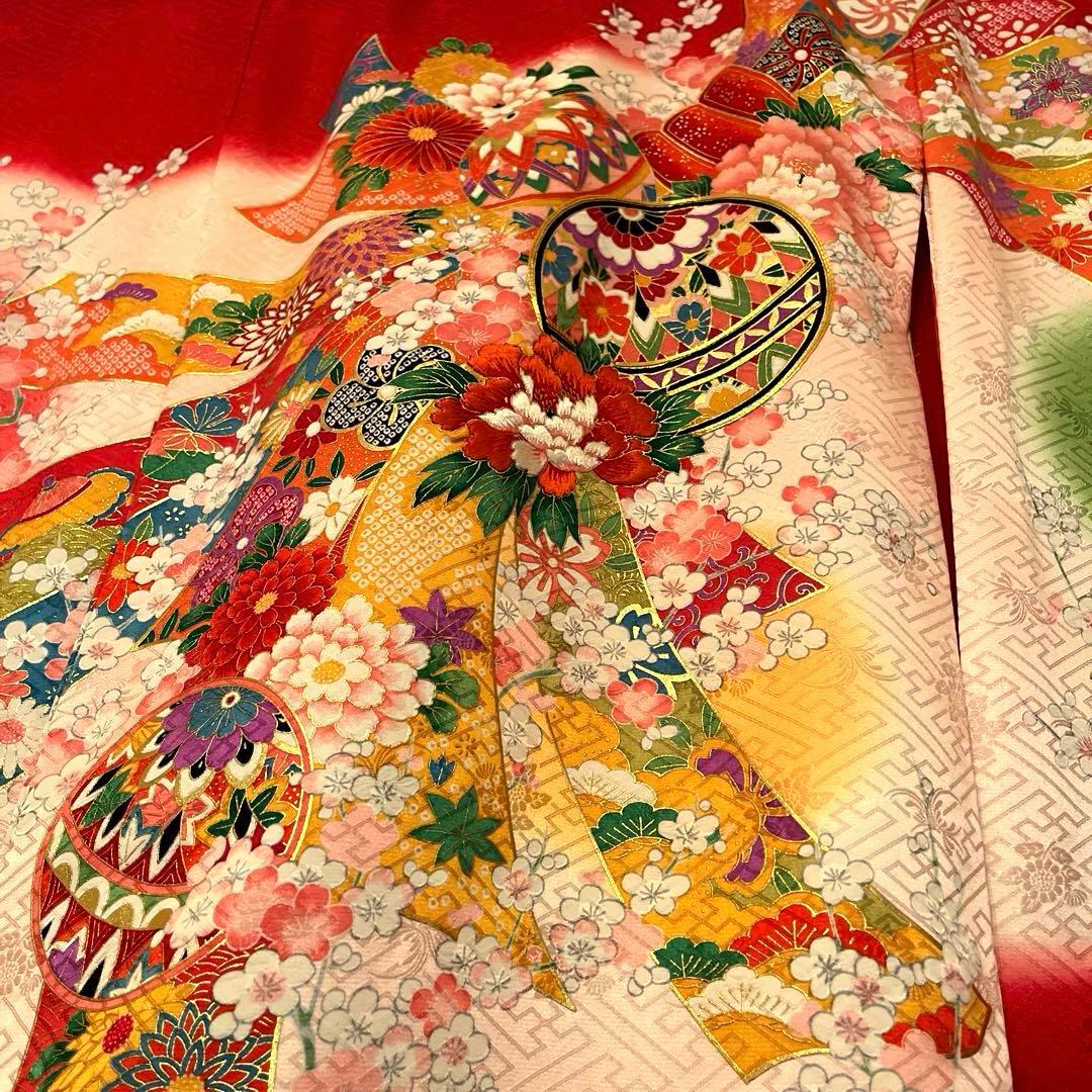 未使用品　女の子お祝着物　産着　七五三