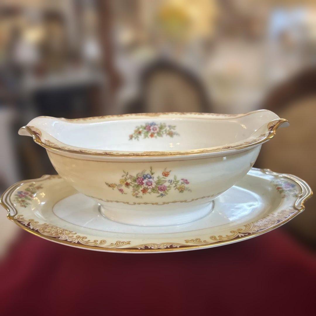 オールドノリタケ　グレビーボート