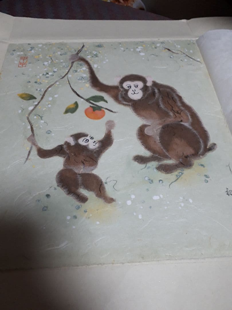 伝統工芸品　和紙色紙　十二支