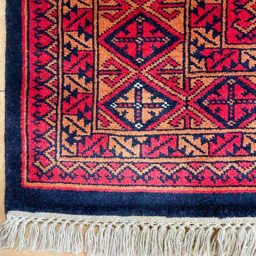 ペルシャ絨毯 バルーチ産 本物 手織り絨毯トライバルラグ リビングインテリア