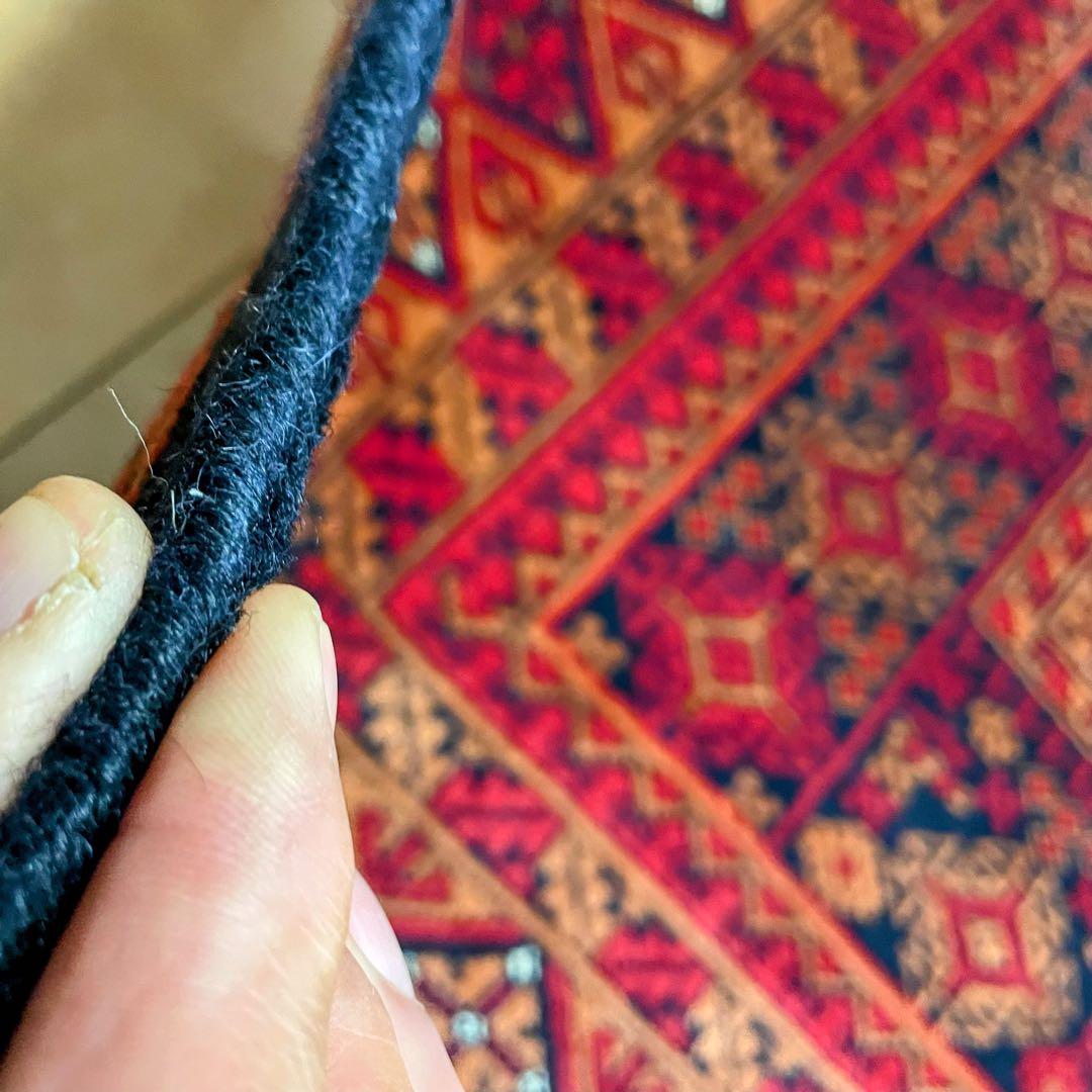 ペルシャ絨毯 バルーチ産 本物 手織り絨毯トライバルラグ リビングインテリア