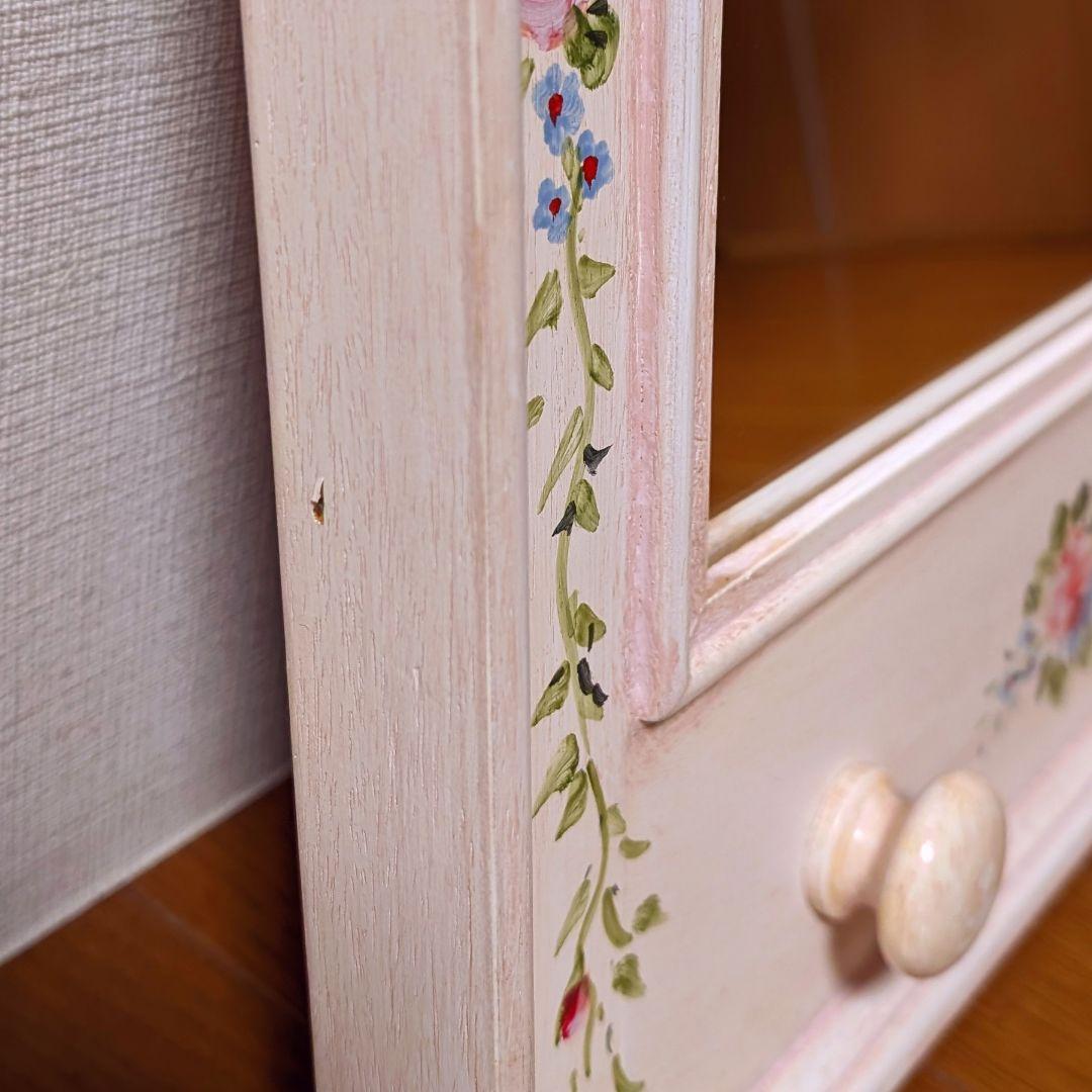 イタリア製 アンティーク ミラー 鏡 壁掛け コートラック ウォールミラー