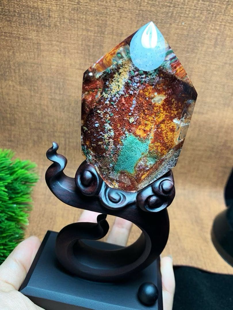 ⭐︎【極上品】天然 ガーデン クォーツ 置物 172.3g