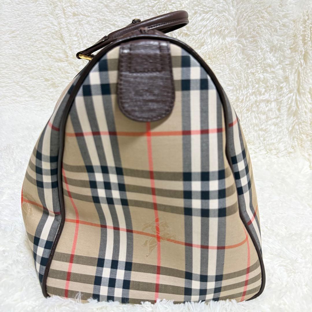 【値下げ中】Burberry ボストンバッグ 大容量 ノヴァチェック バーバリー