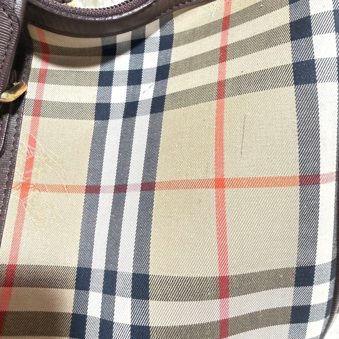 【値下げ中】Burberry ボストンバッグ 大容量 ノヴァチェック バーバリー